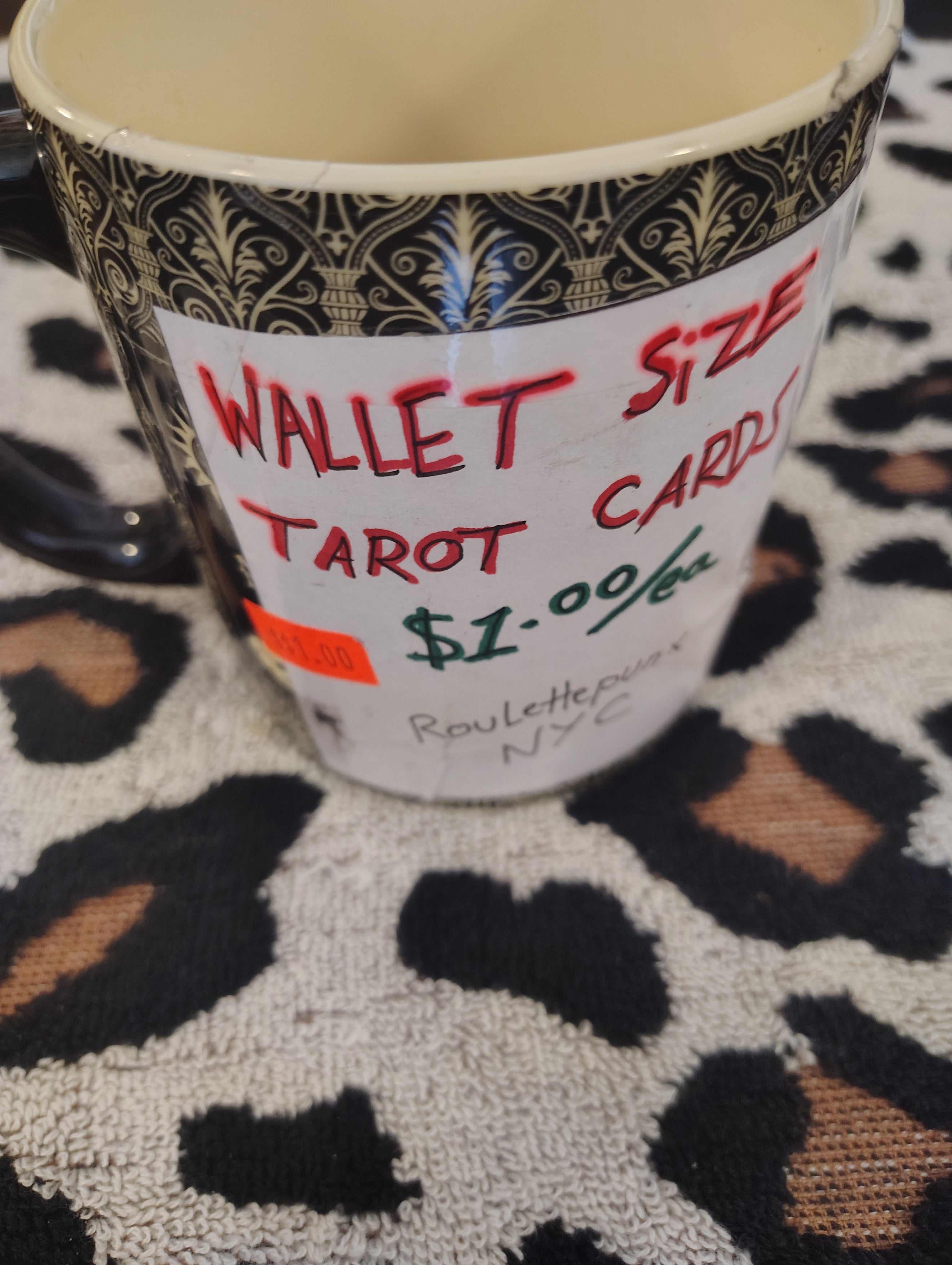 WALLET SIZE TAROT CARD