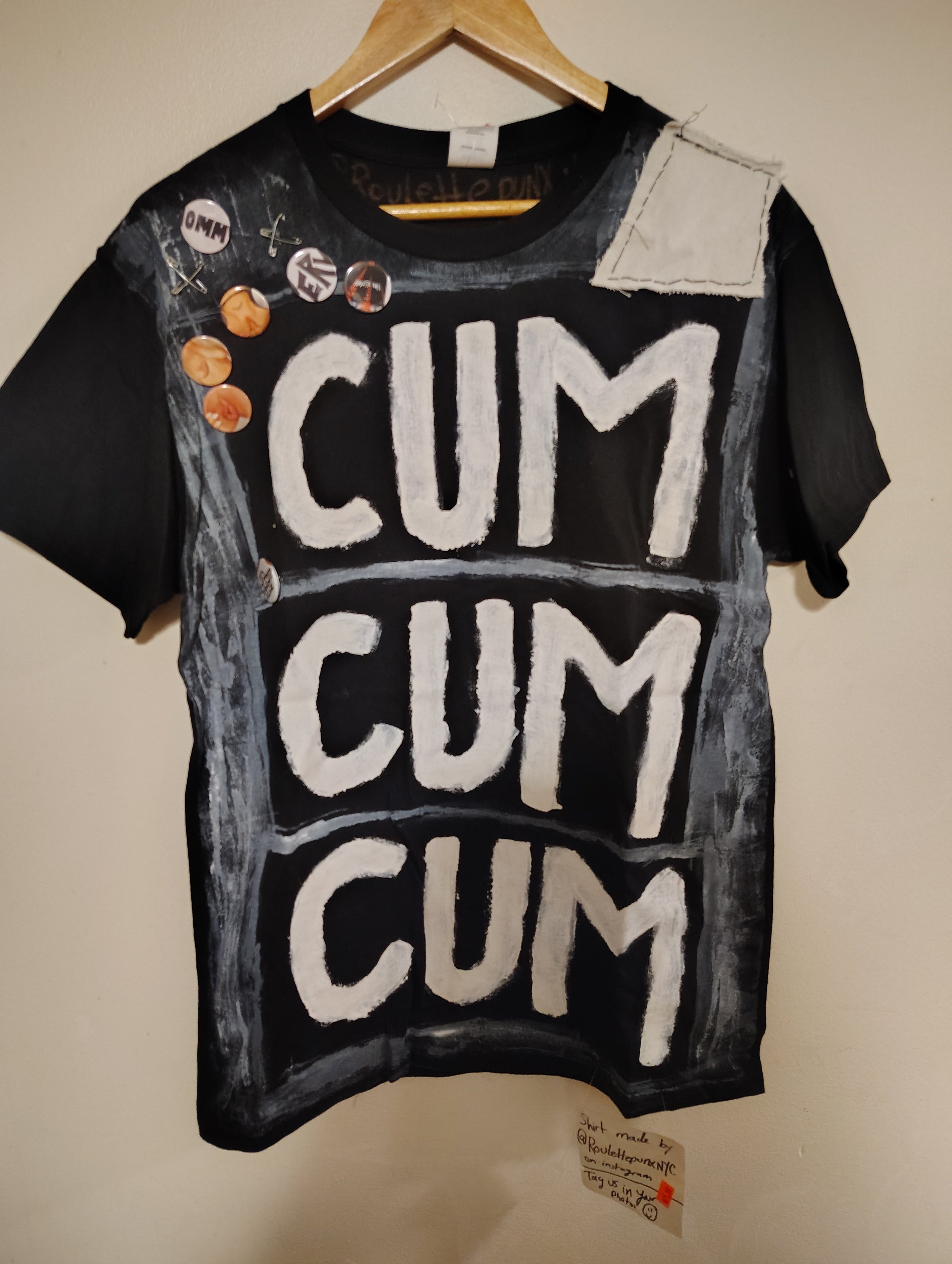 DIY CUM CUM CUM SHIRT