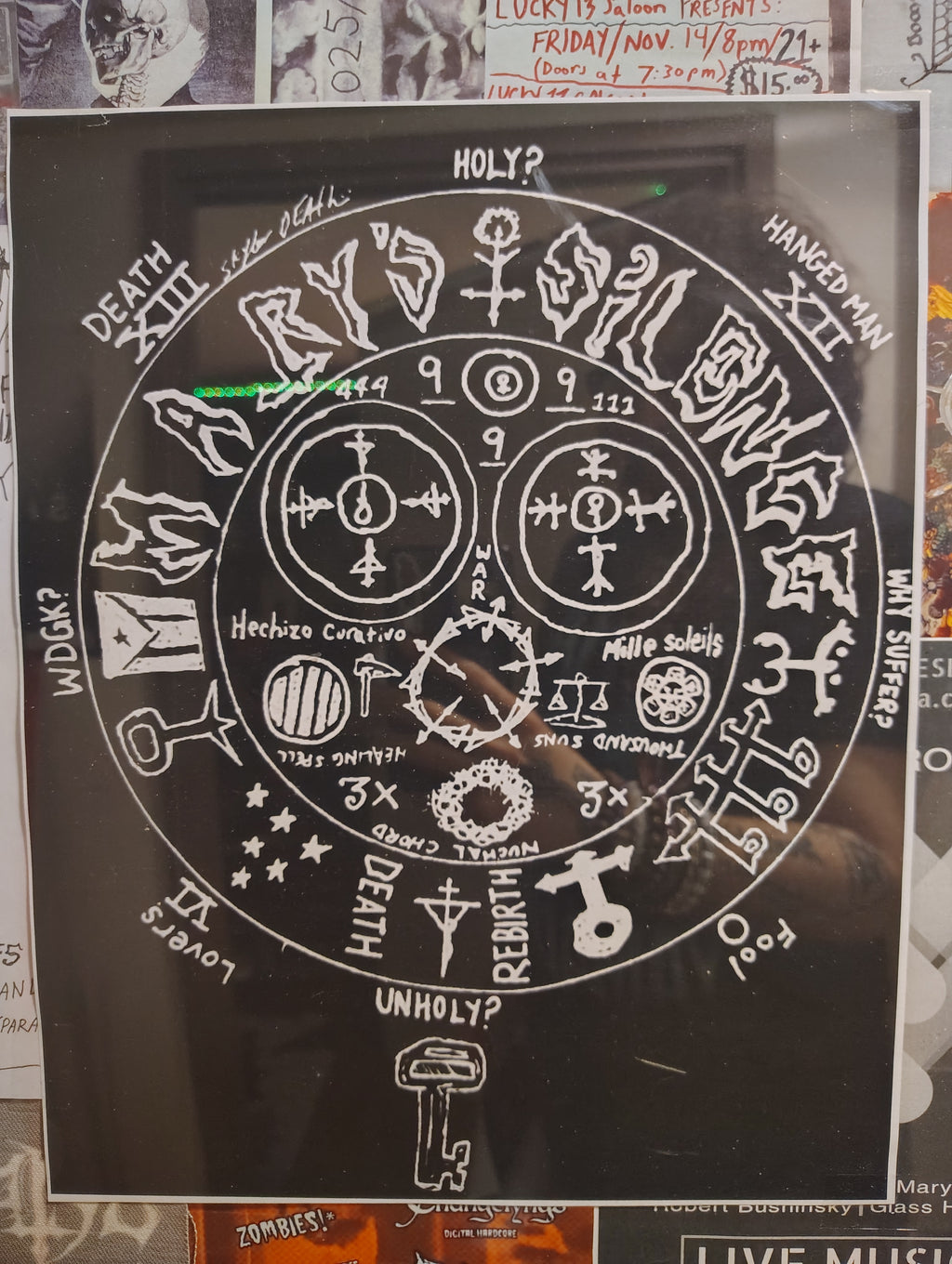 MARY'S SILENCE SIGIL POSTER