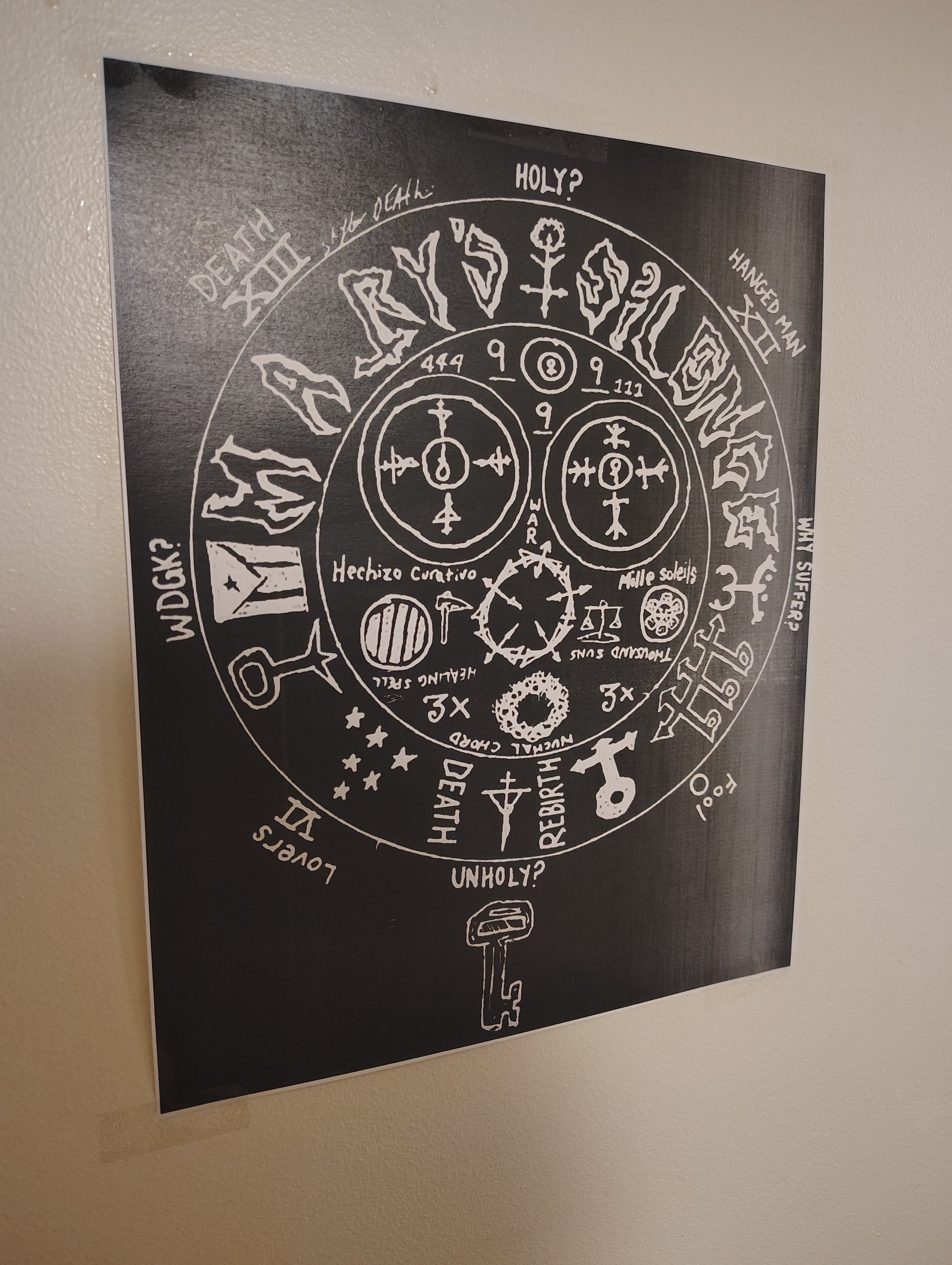 MARY'S SILENCE SIGIL POSTER