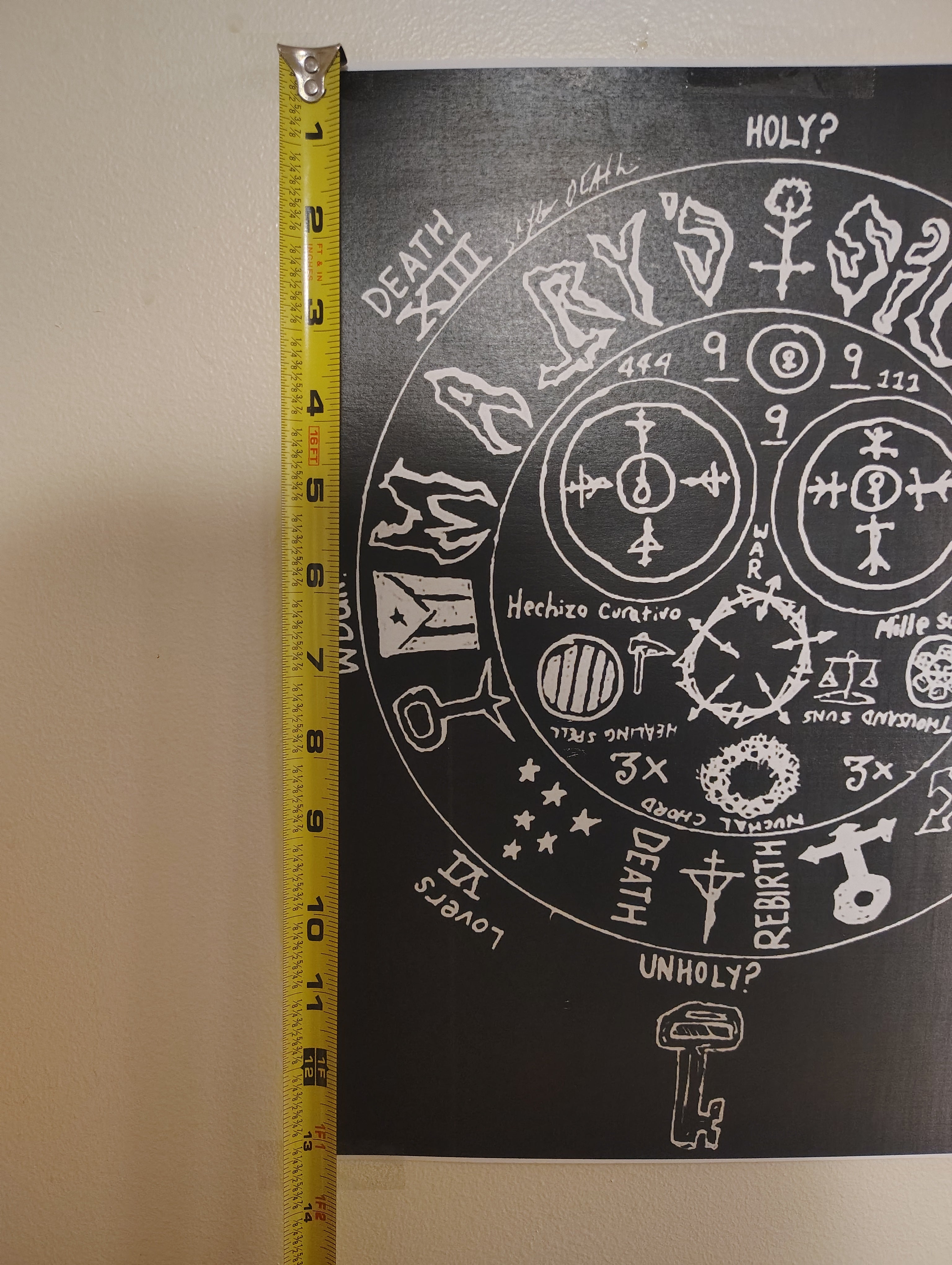 MARY'S SILENCE SIGIL POSTER