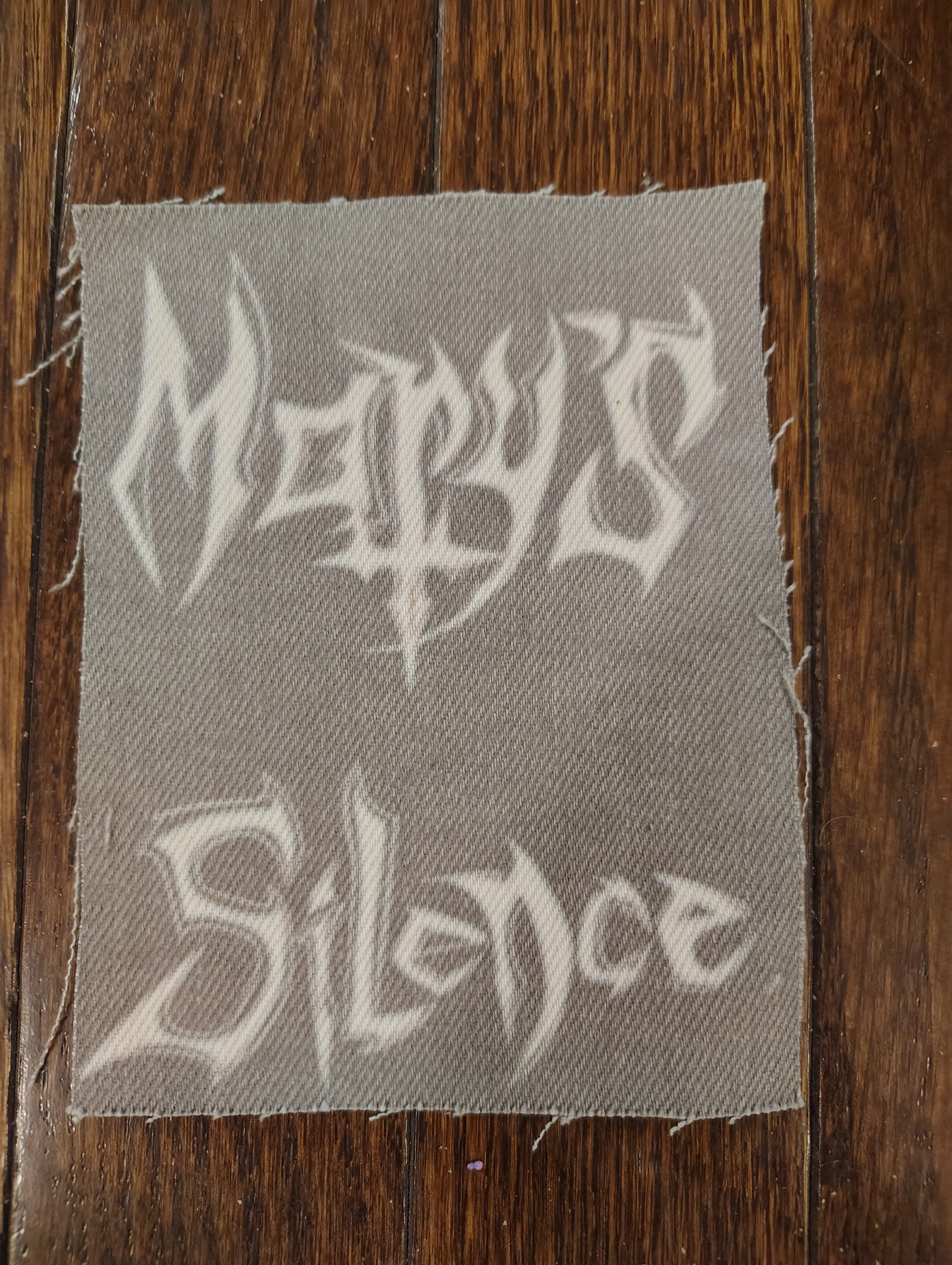 MARY'S SILENCE PATCH (grey)