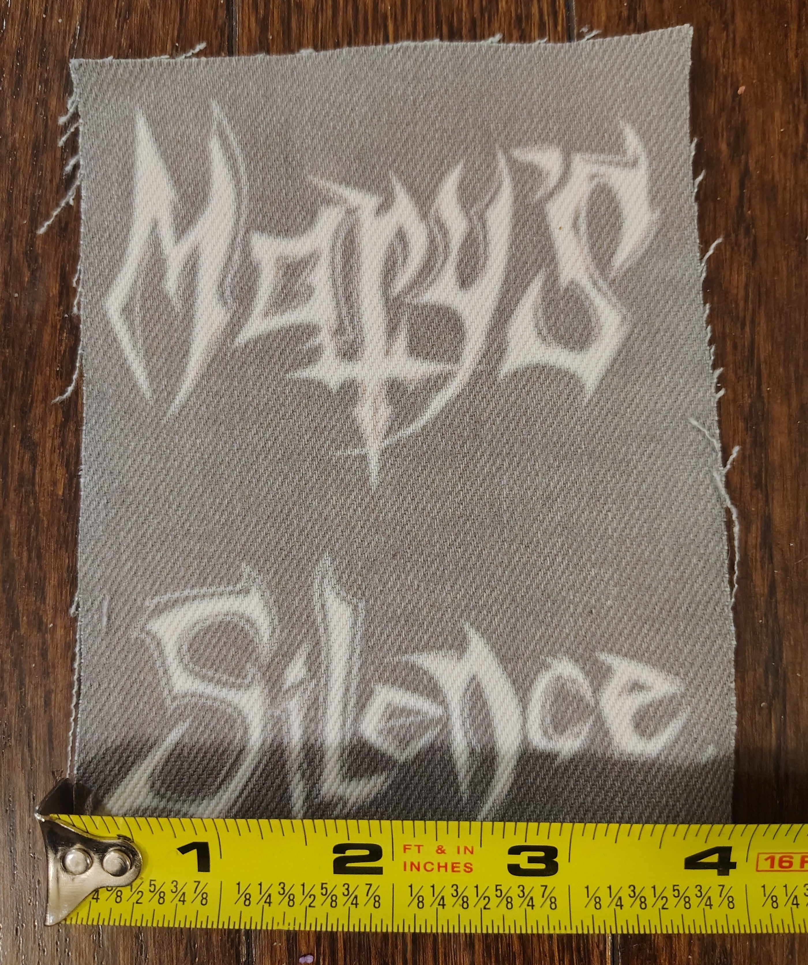 MARY'S SILENCE PATCH (grey)