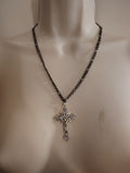 DIY crucifix necklace