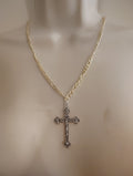 DIY Crucifix necklace (upcycled cross)