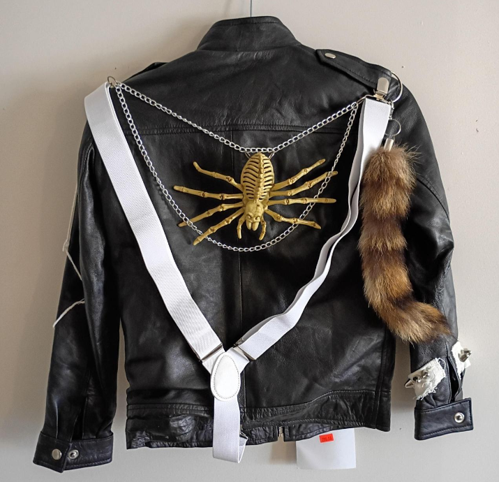RACCOON TAIL KEYCHAIN